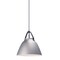 Maxim Lighting Nordic 1-Light 14.25" Wide Black / Brushed Platinum Pendant Light 11356BKBP - alternate 1
